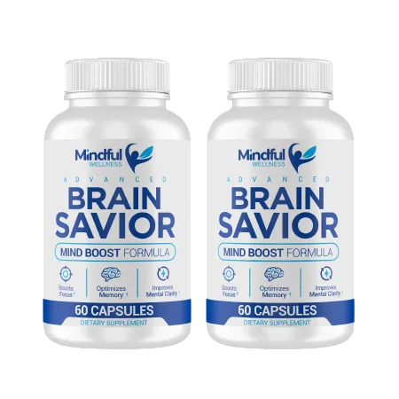 Brain Savior brain savior supplement bottle close-up